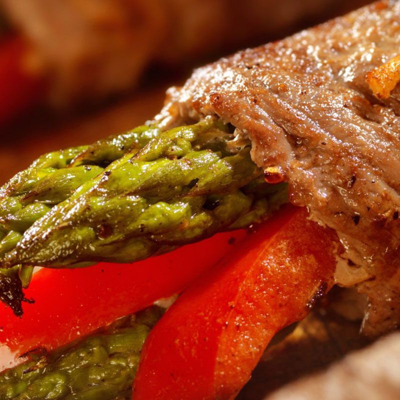 Beef Involtini with Asparagus
