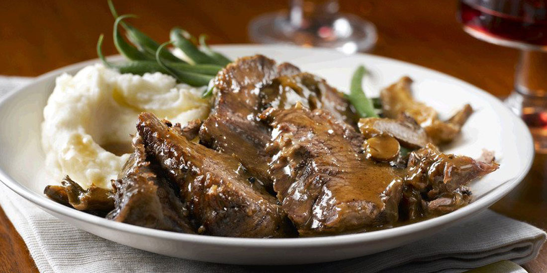 Slow Cooker Marvellous Mushroom Pot Roast